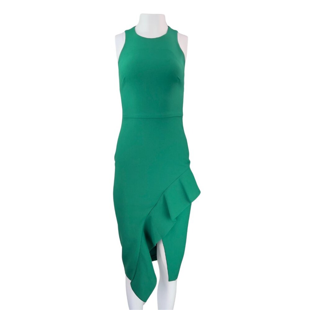Cinq a Sept Green Cocktail Dress